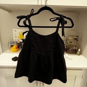 Old Navy Black Sleeveless Top with Tie Straps
